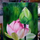 취미 수채화 교실 이미지