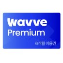 웨이브 프리미엄 6개월 이용권 이미지