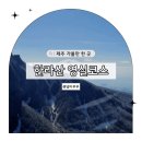 한라산 영실 코스시간 주차 2월 풍경 후기