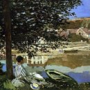 강변여관 | 클로드 모네 - 세느 강변 벤네쿠르, 사색 — 물의 거울에 비친 근대의 빛 / #520