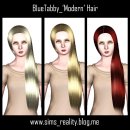[블루테비]심즈3여심헤어-'modern'hairstyle 이미지