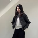 [Helene Paris] 헬레네파리스 워시드 레더 블루종 점퍼 빈티지 가죽 자켓 추천 후기