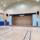창녕홈 | 창녕 성산중학교, 암막커튼으로 포인트 준 강당 (데코인홈 시공후기)
