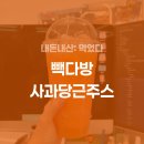 당근다방 | [내돈내산] 빽다방 사과당근주스 당류, 가격, 솔직 후기 (feat.빽다방 논카페인 음료)