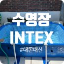 코스트코 인텍스 수영장 소형 사이즈 및 커버 구매후기