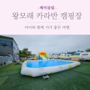 안산 대부도 아이와 함께 왕모래카라반캠핑장 후기
