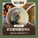 양산 물금 칼국수 맛집 [오봉해물칼국수] 내돈내산 솔직후기