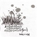 붓펜&수채캘리그라피 이미지