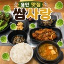쌈사랑 쌈밥 | [용인] 구성역 쌈 채소 무한리필 맛집! 쌈사랑 후기 ㅣ 주차