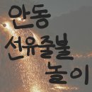 선유 | 안동 선유줄불놀이 후기