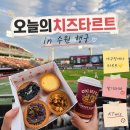 밀크몽떼 | 행궁동디저트맛집 오치타, 오늘의치즈타르트 포장해서 KT위즈파크 직관 다녀온 후기