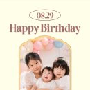 (주)배탄소 송영선 대표의 세 자매 지안 미래 이서의 돌잔치와 생일파티에 초대합니다! 이미지
