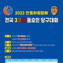 2022 안동하회탈배 전국3쿠션 동호인 당구대회 이미지