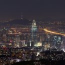 남한산성 서울 야경 이미지