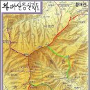 경남 서부 내륙의 철쭉 명산 황매산(1,109m) 산행지도 이미지