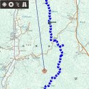 [가야]노금지단맥제1구간종주-매봉산, 소지재, 노금지재(거창)-길이 없거나 흔적이었다가 일정구간은 좋은 길이 나오기도 하는 천변만화 이미지