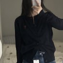[Ami] 아미 여자 레드 하트로고 라운드넥 가디건 XS 사이즈 구매 착샷 후기