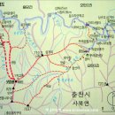 강원도 화천군 사내면, 춘천시 사북면 ,샛등봉(885m) <--오지산행지 이미지