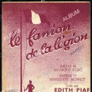 1939뮤직홀 | [에디트 피아프-04]▶ Édith Piaf - Le Fanion de la Légion (외인부대의 깃발) ◀대표곡 가사