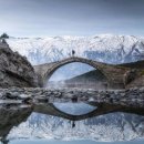 알바니아 퍼르멧의 돌다리 이미지