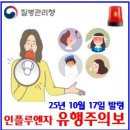 의성아산의원 | 2025년 인플루엔자(독감) (ft. 유행주의보 발령) : A형, 항바이러스제, 건강보험적용, 고위험군, 예방...