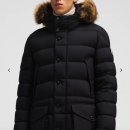 씨유현대송도하이웨이점 | [MONCLER] 여주 아울렛 몽클레어 리얼 퍼 클루니 블랙 입고