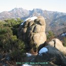 삼성산 겨울풍경(삼성산 기암괴석, 도사바위, 명상의얼굴바위, 물개바위, 낙타바위, 연꽃바위 등) 이미지