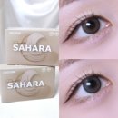 렌즈타운 먼슬리렌즈 추천 l 로맨티사하라 브라운 그레이 2종 후기 (13.0mm 그래픽직경)
