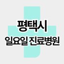 의료법인 박애의료재단 박애병원 | 평택시 주말 일요일 진료병원 리스트 (비전동, 서정동, 합정동, 안중읍 등)