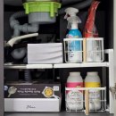 (주)해피휠 | 싱크대 하부장 정리 선반으로 수납공간 늘이기