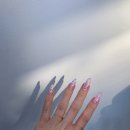 네일스럽게 | 예쁜 글리터많은 홍대 네일 연장 후 글리터 젤네일✨ 합정 네일샵
