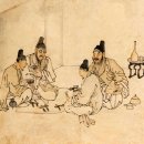 부형농장 | 김득신 <밀희투전>, 세잔 <카드 게임하는 사람들>