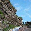 제주 수월봉 화산쇄설층 이미지