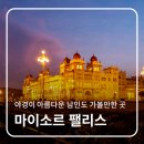 570001 | 인도 여행 가볼만한곳 요가수련 성지 마이소르 궁전 점등식