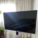 유기볼트 | 75인치 이동식 스탠드 TV 거치대 내돈내산후기 셀프설치 삼탠바이미