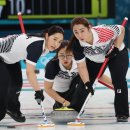 [속보]여자 컬링 대표팀, 스웨덴 격파 4연승 5승1패로 공동1위 이네요~^^ 이미지