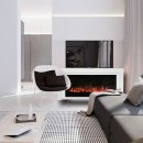 A1200 | 용인시 기흥구 라포리움 와이드 기본장식장 + 와이드A1200 전기벽난로 설치후기