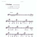 Beatles / I&#39;ll be back 악보 이미지