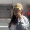 미주세탁 | |바잘 모노그램 소프트 오버핏 볼캡| 소두되는 핏이쁜 3D 모노그램 로고 오버핏 볼캡
