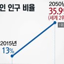 대한민국 노인 인구 35년 후 2050년 세계 2위 노인국가 | 대구광역일보 이미지