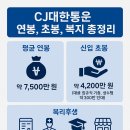 CJ대한통운 연봉, 초봉, 복지 총정리(2025년 최신)
