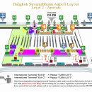 방콕 수완나품공항/수완나폼공항 입국장 지도 이미지