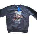 하이냥이 | [무신사] OHPxJOY 목도리 냥이 기모 맨투맨 티셔츠