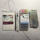 수채화 / 강좌번호 18 | 다이소 아트펜 후기 벚꽃 그리는 방법(+워터브러쉬...첨단 일상그림첨단 일상그림 수성펜 수채화 강좌5