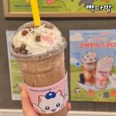 춘원1로가로수 | 빽다방 춘배 콜라보 음료 냥냥 춘배펀치 초코스무디 후기