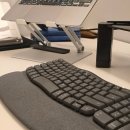로지텍 WAVE KEYS 무선 인체공학 키보드, 내돈내산 선물 실사용 후기(920-012316)