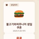 버거킹 청주율량점 | 버거킹 생일쿠폰 사용방법, 율량동 버거킹 생일쿠폰 후기, 불고기와퍼주니어 후기