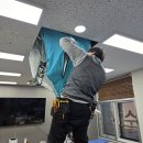 대구 수성구 지산동 오염심한 학원 천장형에어컨 대량 분해청소 후기