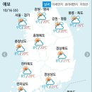 10월16일 수요일 간추린 뉴스와날씨 이미지