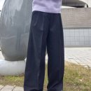 5688 | 아틀리에나인 투턱 팬츠 일반 기장 겨울에 입어도 좋은 블랙 슬랙스 추천